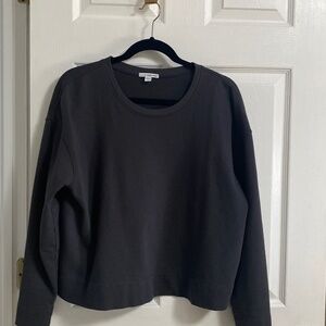 James Perse Cropped Sweatshirt  EUC. Dark gray. Size 3